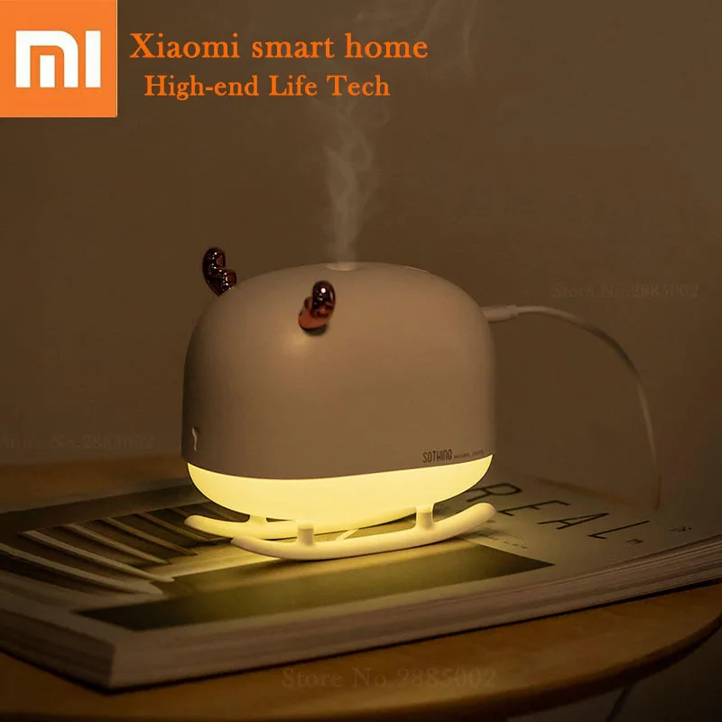

Xiaomi Deer Mini Portable Air Humidifier Air Purifier Ambient Night Light USB Rechargeable Ultrasonic Diffuser For Home Official
