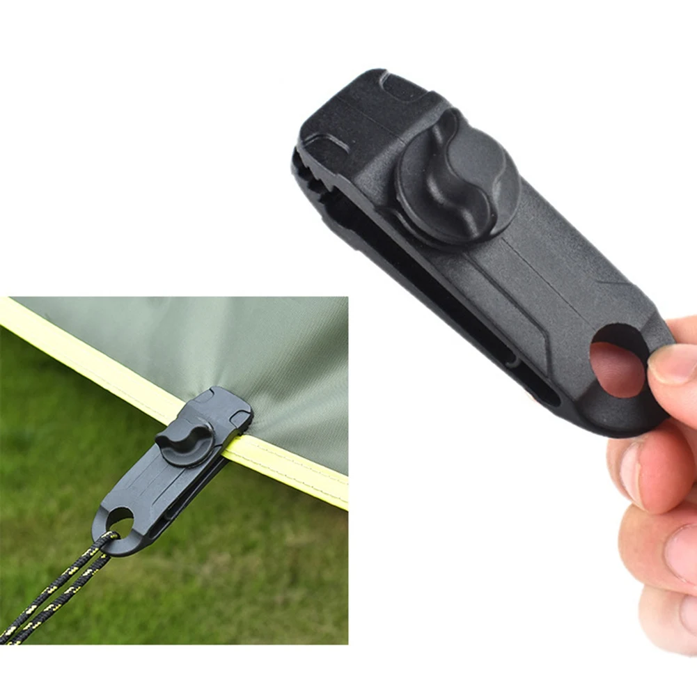 

Outdoor Camping Supplies Tent Clips Tarp Clips Heavy Duty Windproof Awning Clamp Grip For Camping Tarps Caravan Garden Shade