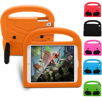 

Little Sparrow Shockproof Kid Baby Safe Case for iPad Mini 1 2 3 4 Handles Stand Soft Cover Tablet Silicone Case for iPad mini 4