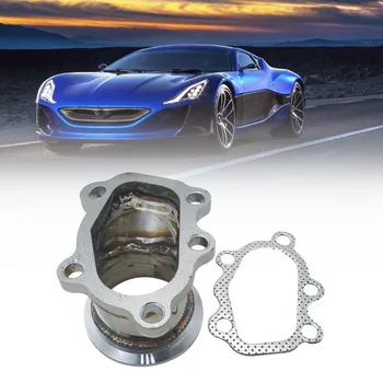 

Practical Car Accessories 2.5 Inch 5 Hole Rustproof Weldable Turbo Flange Base Universal With Gasket Auto For T25 T28 GT25 GT28