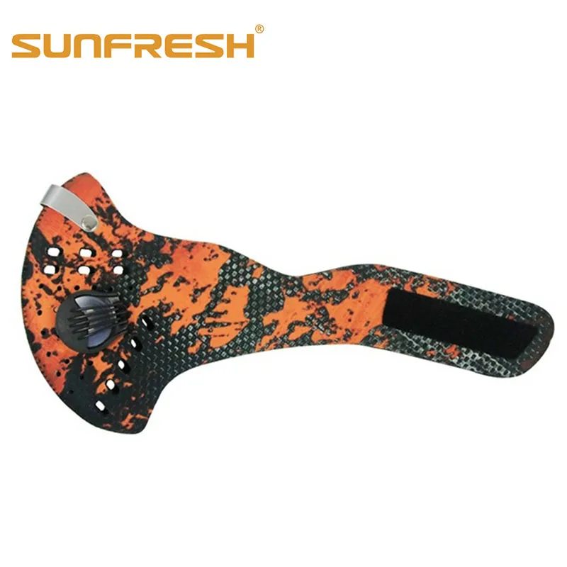005E011 face Anti Dust Pollution Mask Activated Carbon Dustproof Cycling Mask N99 Filters Neoprene Air Pollution mouth Mask face Cover - Цвет: 005E011