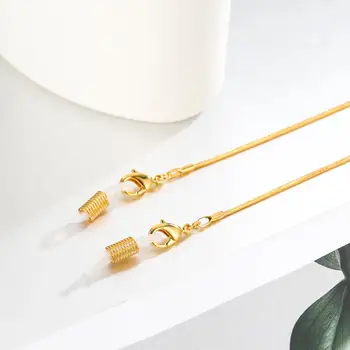 

Teamer Simple Snake Chain for Mask Fashion Chic Reading Glasses Chain for Sunglasses Straps Lanyards Eyewear Accessories