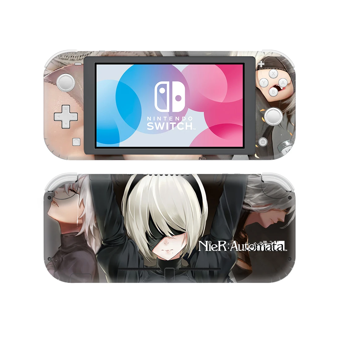 Nier Automata Style Vinyl Skin Sticker For Nintendo Switch Lite Nsl Protective Film Decal Cover Skins 12 Styles Available Stickers Aliexpress