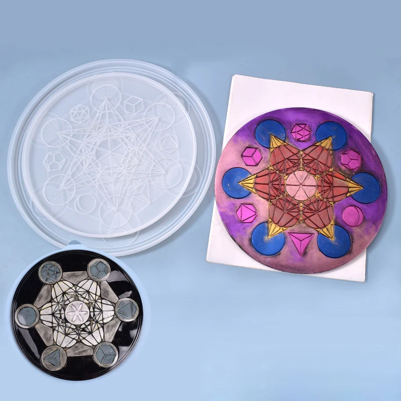 

Resin Mold Tarot Divination Mat,Rolling Tray Mold for Resin,My Tarot Card of The Day Silicone Mold,Epoxy Molds for Decorations