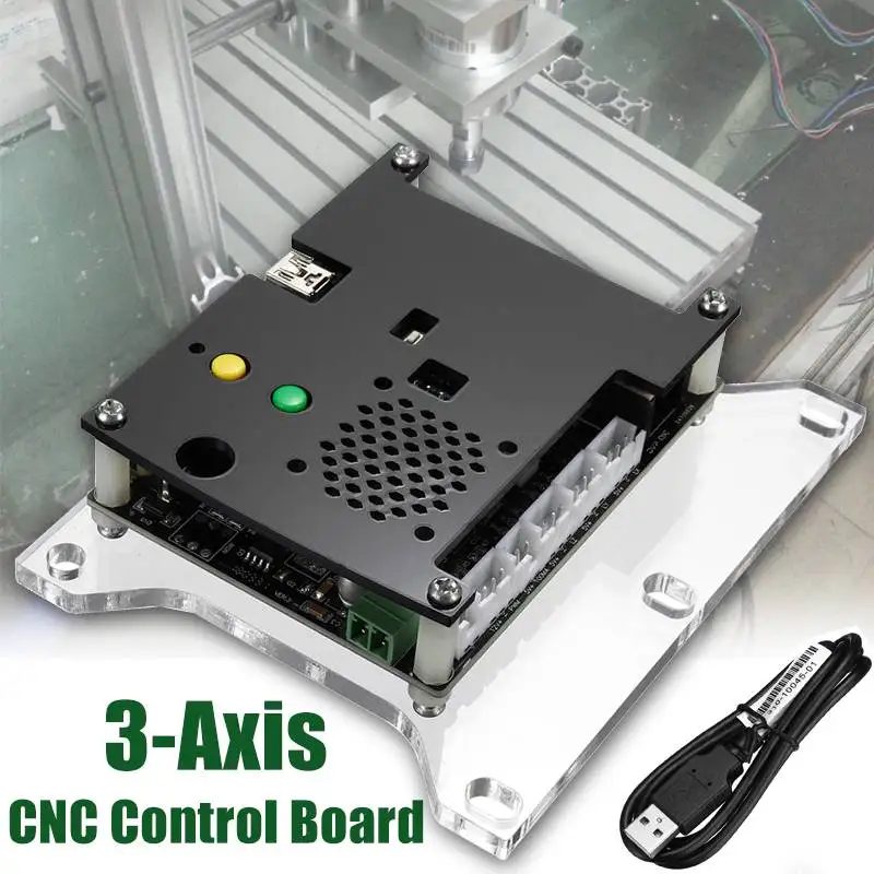 

WOLIKE 2018 new GRBL USB Port CNC Laser Engraving Machine Control Board 3 Stepper Motor Driver DIY Controller Board 12V