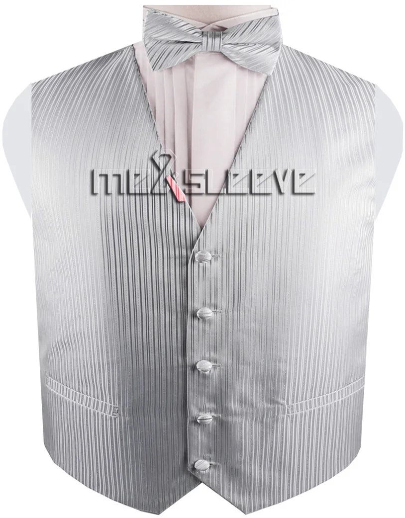 black blazer for men high quality men's formal wear luxury stripe waistcoat set sport coat