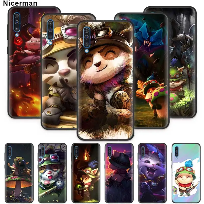 Чехол League of Legends Teemo для A70 A60 A80 A40 A30 A10s A10e A9 A7 черный силиконовый чехол для телефона Caso Fall