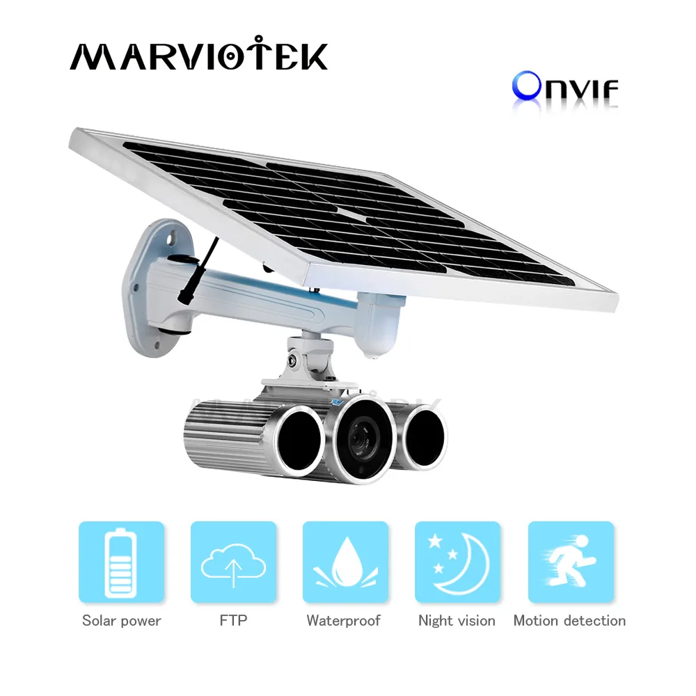 

wireless ONVIF IP Camera wi fi IR outdoor cctv camera wifi video surveillance P2P ip camera 1080P solar power 16GB TF card Onvif