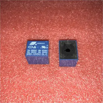 

10PCS/LOT SRD-12VDC-SL-C DIP-5 Relay New and original FREE SHIPPING