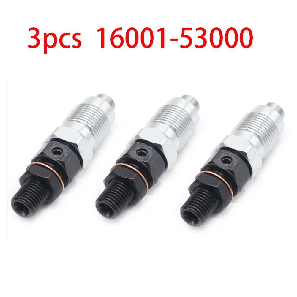 3 Packs 16001-53002 Fuel Injector Nozzle Holder For Kubota D722 D902 D782 Z402 Z482 Z602#16871-53000 H1600-53000