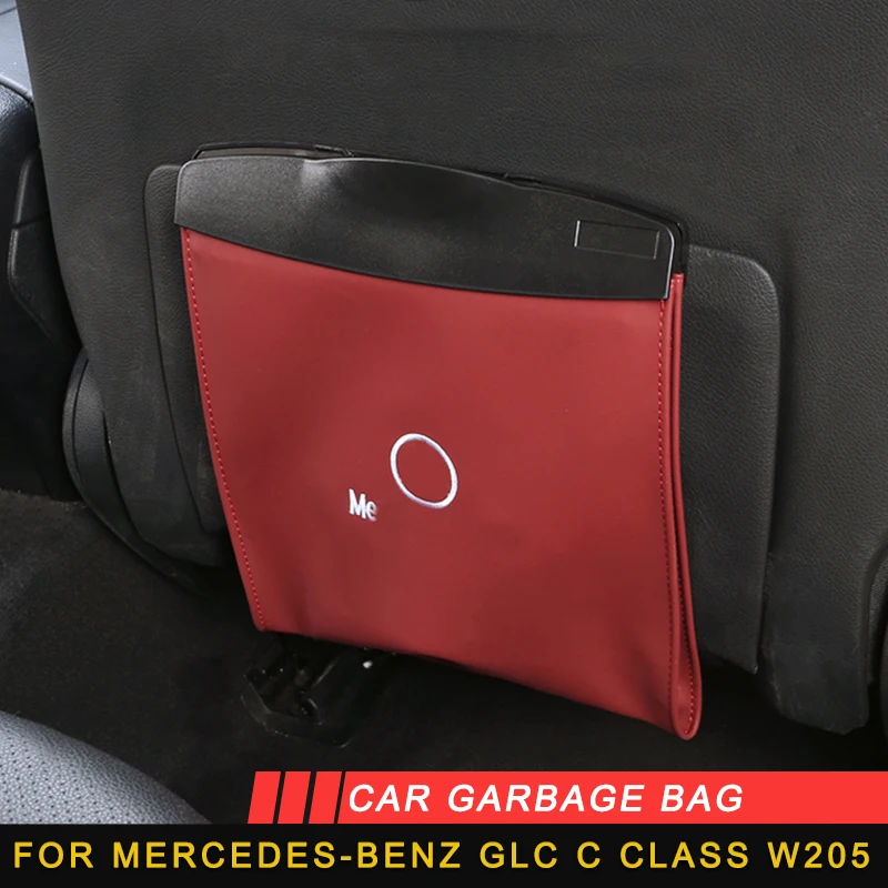 

For Mercedes benz A B C E S class GLA CLA G500 GLE GLC ML GLK G Car garbage bag accessories auto