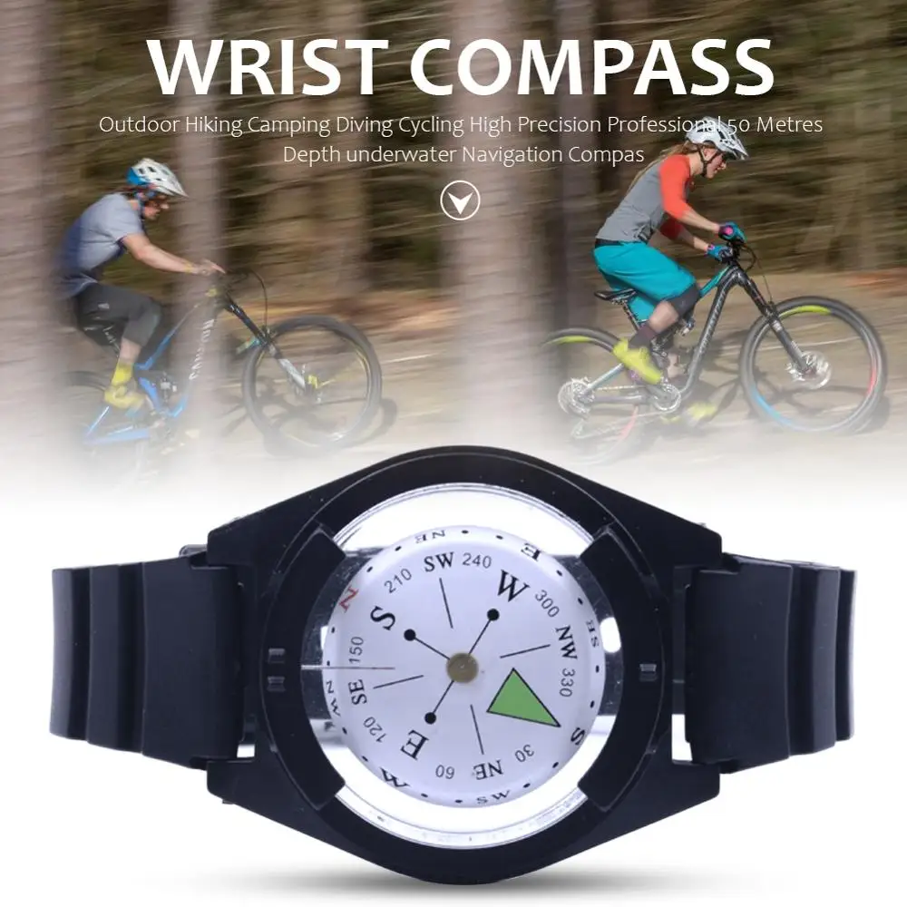 Wrist Compass Outdoor Camping Adventure Hiking Travel Anti-lost Tool 