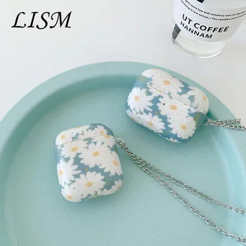 

Blossom case For Apple AirPods Pro Bluetooth Wireless Earphone Cover For AirPods Pro or 1 2 Funda Cover Charging Box with Chain