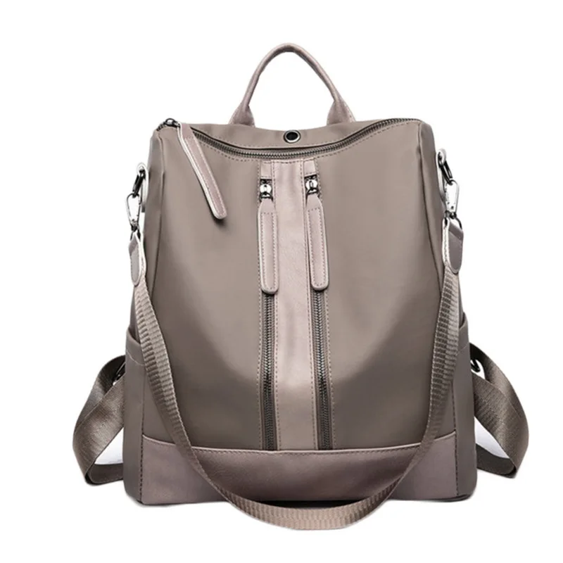 Женский рюкзак в сдержанном стиле, нейтральный школьный рюкзак Knap-sack, Противоугонный дизайн, водонепроницаемые нейлоновые рюкзаки - Цвет: 1