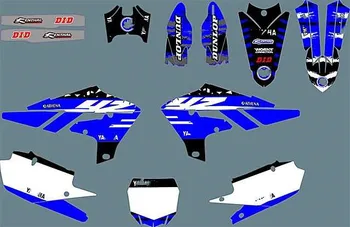 

Team Full set of Sticker Kits Customized Graphics Decals For YAMAHA YZ250F YZF250 2019 250YZF For YAMAHA YZ450F 2019 2018 YZF450