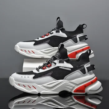 

Fashion Men Casual Shoes 2020 brand sneakers men Lightweight Lace-up Walking Sneakers trainer Male Footwear YX029