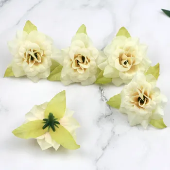 

Lulang 30pcs 2" Beige Rose Heads Silk Artificial Rose Flowers Heads for Wedding Wreath Gift Box Decoration 5.5cm Fake Flower