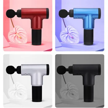 

Massage Gun Deep Muscle Massager Muscle Pain Body Massage Exercising Relaxation Slimming Shaping Pain Relief 4 Heads Replacement