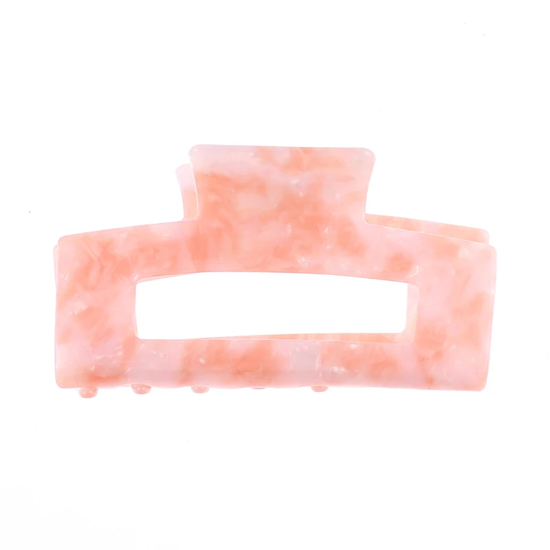 wide headbands for short hair DEFECTS LOGO   ____  10.2cm large size acetate acrylic marble retro hair accessories Simple ins hair claw clips ladies headbands for short hair Hair Accessories