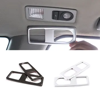 

For BMW X1 E84 2011 2012 2013 2014 2015 2PCS Car Interior Carbon Fiber Texture Rear Reading Light Cover Trim