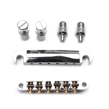

1 Set 6 String Guitar Tune O Matic Bridge and Tailpiece for LP SG Style Guitar