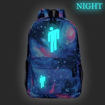 

Billie Eilish Luminous Backpack School Bags Men Women Boys Girls School Bag Fashion Beautiful New Pattern Backpack