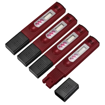 

uxcell TDS 3 PPM Conductivity Meter for Ro Water Aquarium Pool w Leather Case Red 4pcs