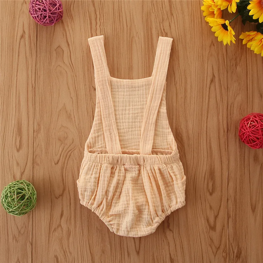 Baby Bodysuits are cool Newborn Infant Baby Girls Romper Cotton Linen Infant Clothes bulk baby bodysuits	