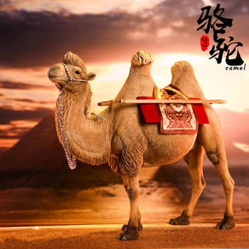 

JXK 1:6 Simulation of Large Camel Model Soldiers Even Mounts Static Camel Ornaments Craft Collection Toy