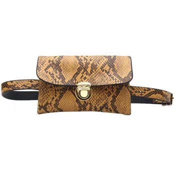 

OCARDIAN Fashion Wasit Packs Women‘ High Quality Leather Retro Serpentine Vintage Messenger Bag Crossbody Bags Chest Bags Aug16