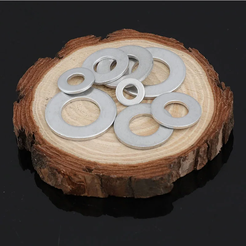 Aluminum Washers Gasket Thickness M5 M6 M8 M10 M12 M14 M16 M18 M20 M22 M24 Flat Metal Washer Gasket Aluminum Sealing Rings