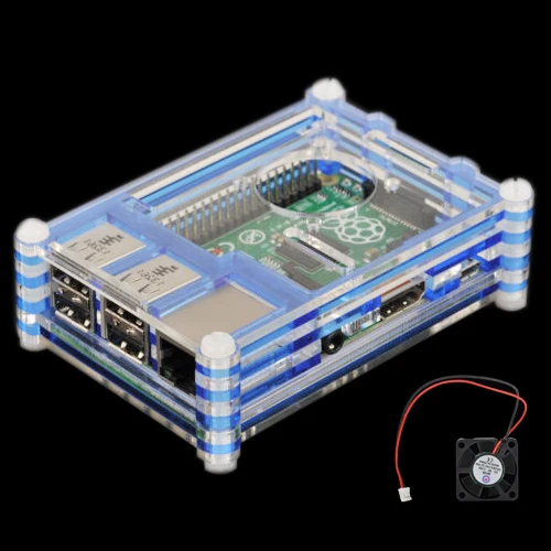 Базовый комплект для Raspberry Pi 2 B+ Модель B, чехол с 9 слоями+ охлаждающий вентилятор