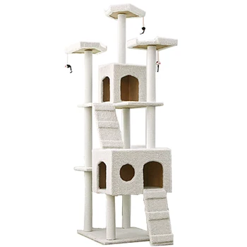 

Stable Cat Climbing Frame Large Cat Litter Villa Cat Small Cat Tree Jumping Platform Integrated Cat Shelf Sisal Scratching Post