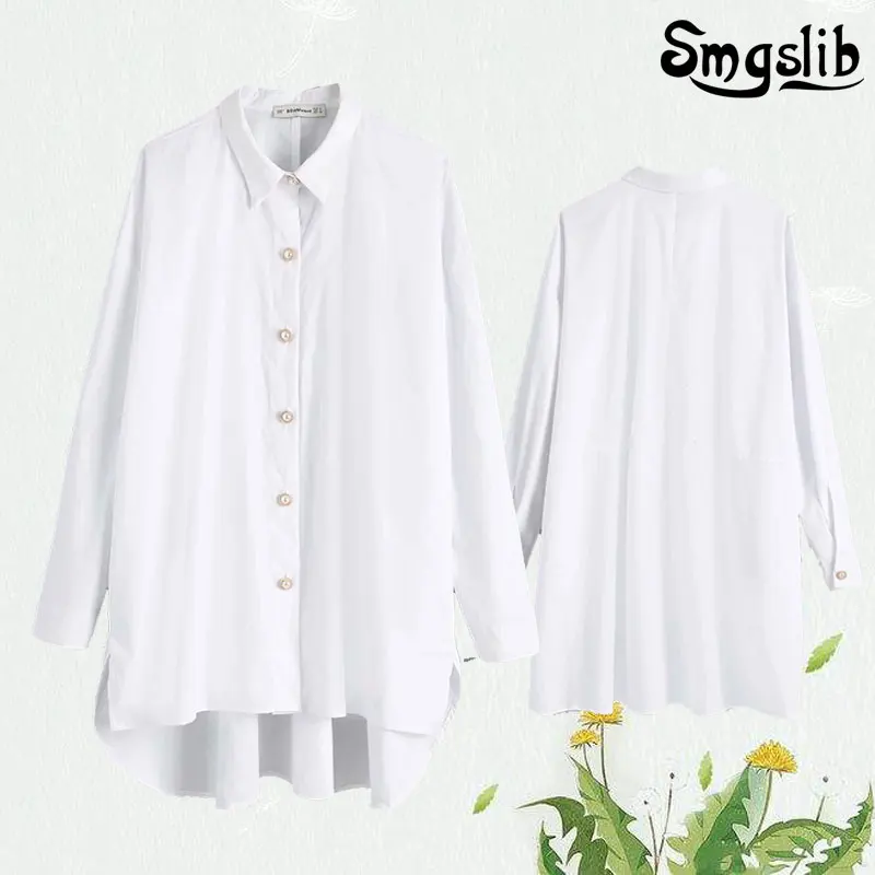 

england simple blouses Jewelry buttons loose de moda 2019 kimono blouse women womens tops plus size