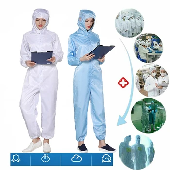 

Women Mens Anti-Virus Dust-Proof Medical Protective Coveralls Reusable Washable Protection HoodedCoveralls Nurse Protection Suit