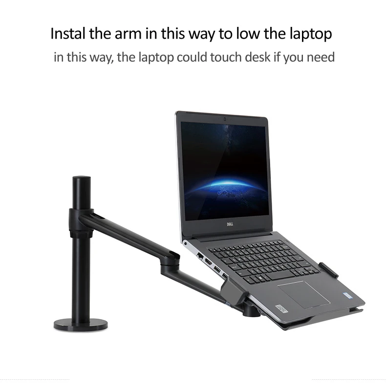 Multifunction de Alumínio Suporte de Movimento Ergonomia Mesa Portátil Suporte Completo Braçadeira Grommet Monitor Bandeja Ol-1s Ol-2s 10 -17 - Image 4