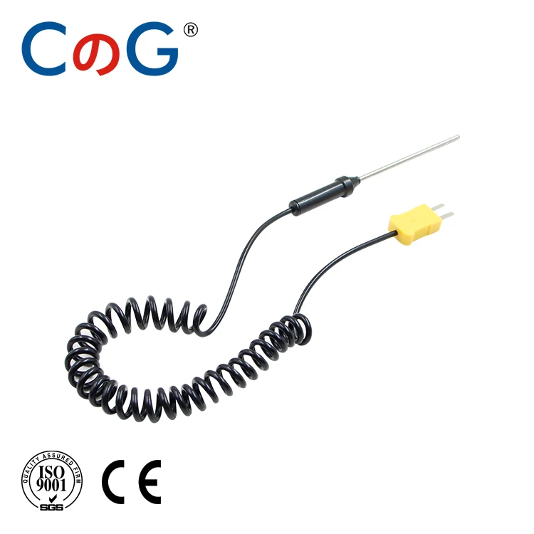 CG WRN-02C K Type Temperature Sensor Probe Hand Holder Plug-in Controller Surface Thermocouple For Hot Roller | Инструменты