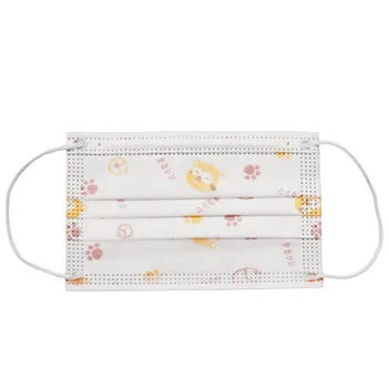 

10/20/30pc Kids Children's Mask 3 ply Non-woven Disposable Face Mask Cute Cartoon Print Mask Face Masks mascarillas Mondkapjes