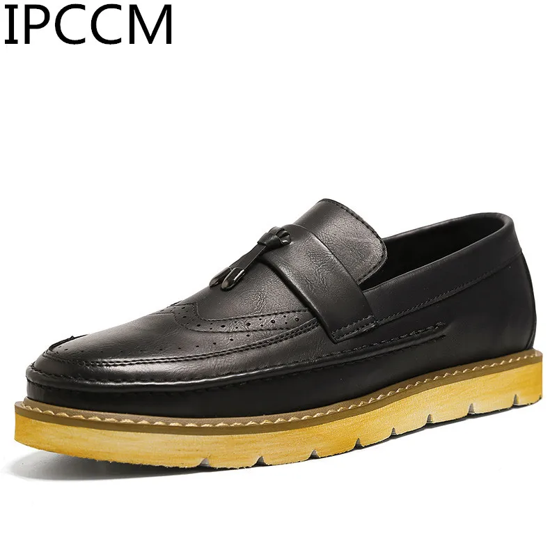 

2019 Spring New Hot Sale Bullock Leisure England Retro Trend Comfortable And Breathable Men's Loafers
