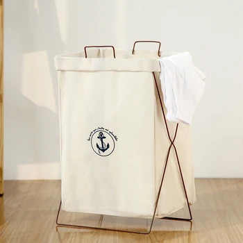 

X-Shape Foldable Dirty Clothes Basket Oxford Cloth Laundry Basket Foldable Laundry Basket Large Storage Box Home Storage Basket