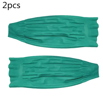 

2pcs Longer Latex Waterproof, Anticorrosion, Oilproof, Acid and Alkali Resistant Leather Sleeve Kitchen Cleaning Sleeve Reusable