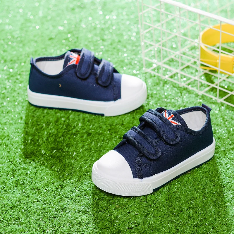 

2017 New Style Spring And Autumn han ban Season CHILDREN'S Shoes Canvas Shoes Children Shoes White BOY'S Girls Baby Leisure Clot
