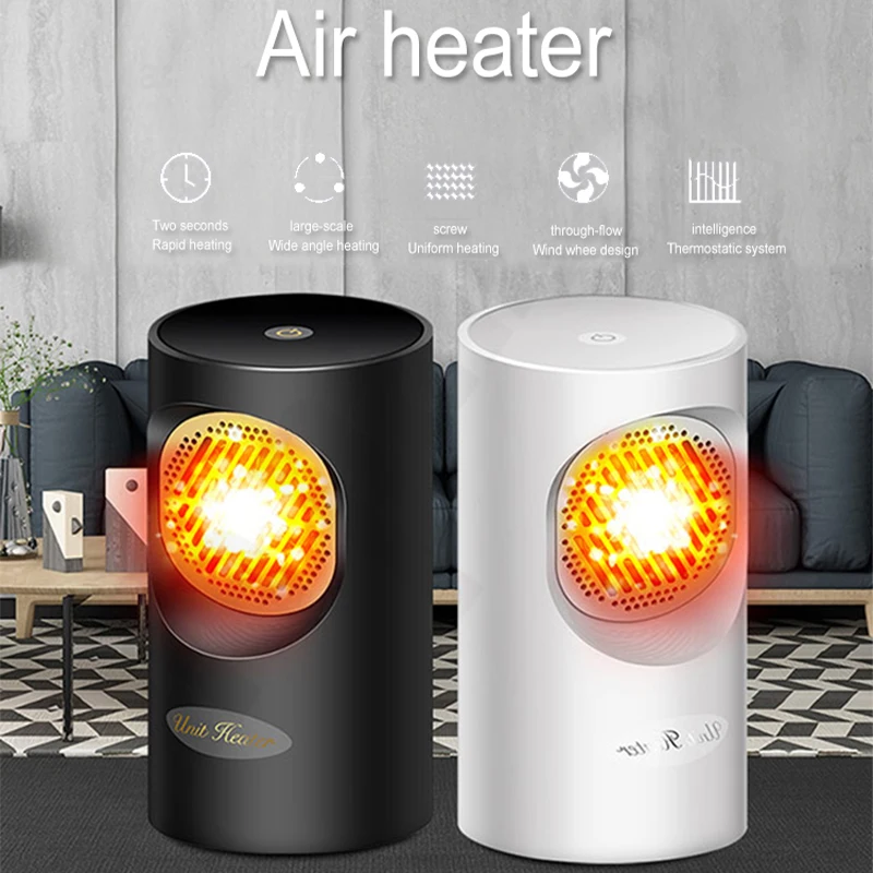 Mini Fast Electric Heaters Indoor Touch Control Heating Fan Winter
