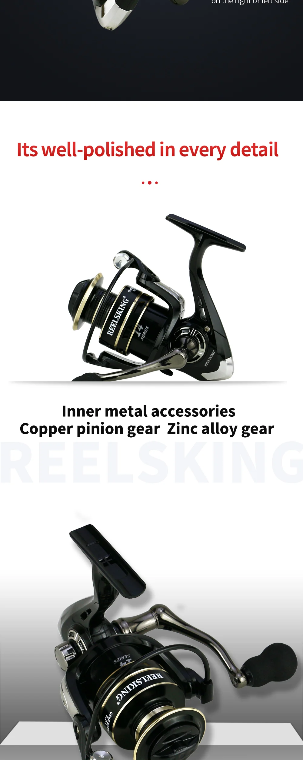 REELSKING 2021 NEW spinning reel 10KG Max Drag Stainless Steel Fishing Reel  Saltwater Reel for Fishing - AliExpress