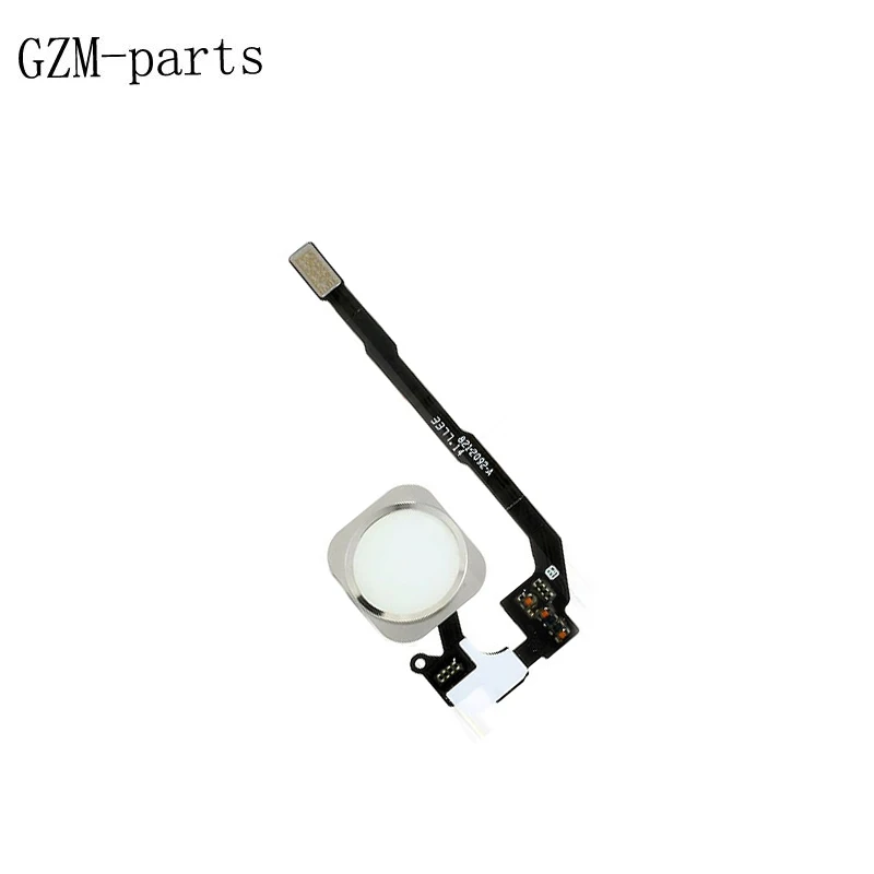 Gzm-части 1 шт Кнопка домой с гибкий кабель, сменные детали для iPhone 4 4S 5 5G 5S 6 6P 6S 6SP кнопка домой
