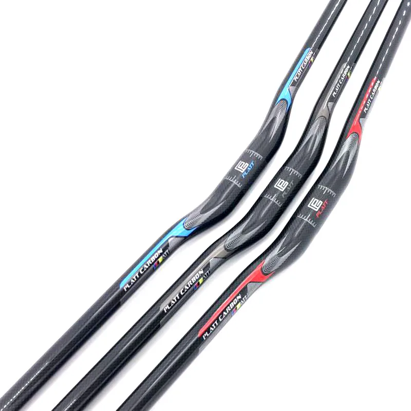 Guidon Double Hauteur Carbone Ness 74 Cm 31.8 Mm MTB Vélo VTT