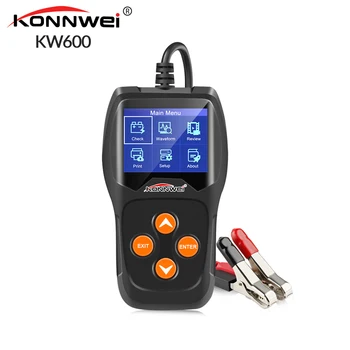 

KONNWEI KW600 Auto Battery Analyzer 12V 100 to 2000CCA Car Tester100 to 2000CCA Cranking Charging Car Diagnostic tool