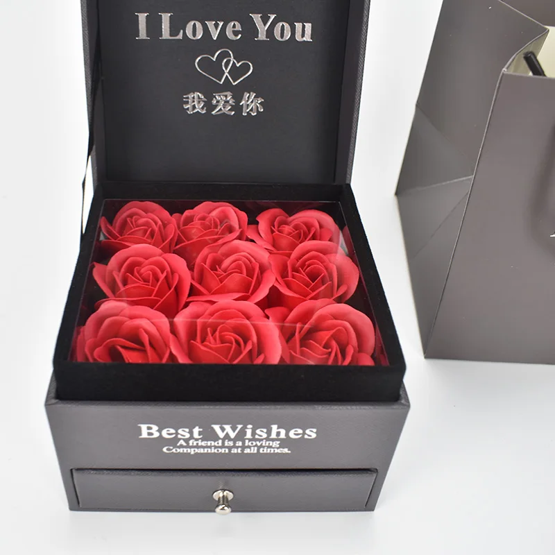 Jewelry Box 5 Colors 100 Gift Soap Foam 