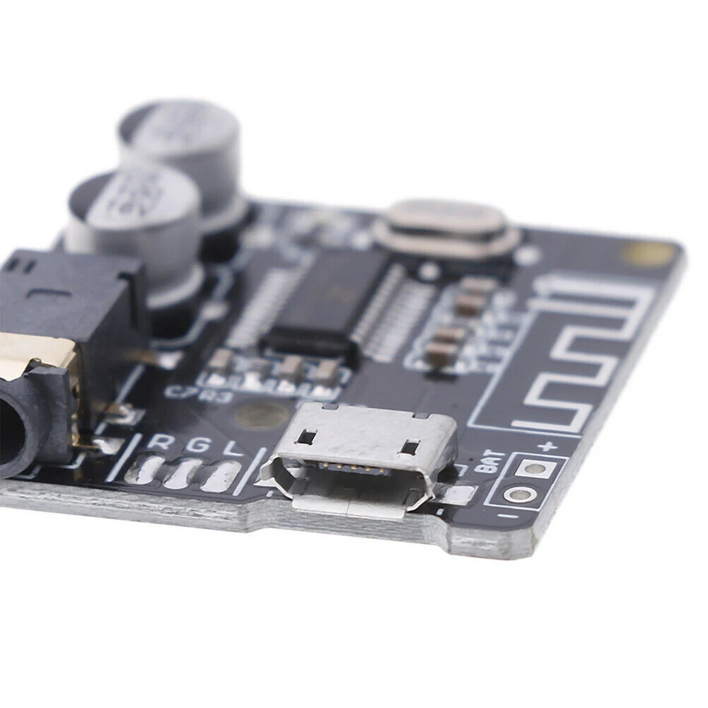 DIY Аудио приемник мини MP3 электронный Bluetooth 4 1 мощность стерео Музыка Светодиодный