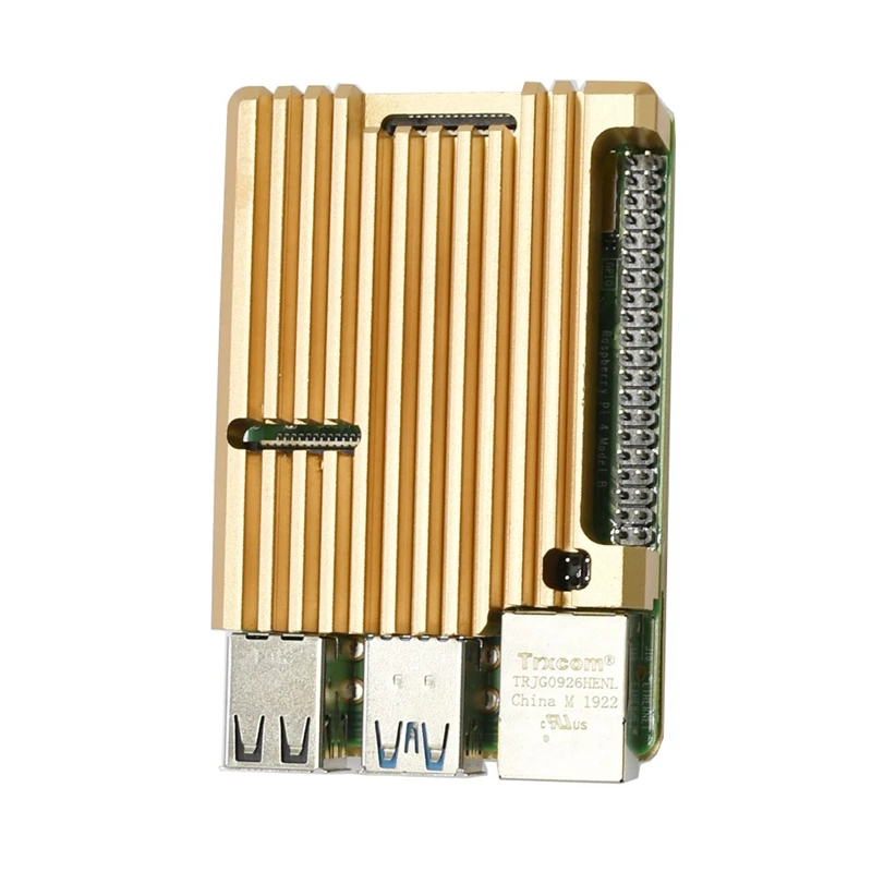 Для Raspberry Pi 4 Модель B защитный чехол из алюминиевого сплава/пассивный охлаждающий